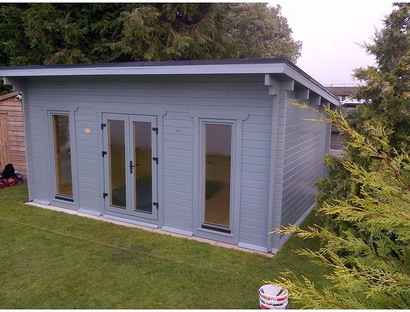 Residential and Garden Cabins Custom Blue