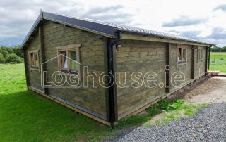 Three Bed Type A Log Cabin Outside 1