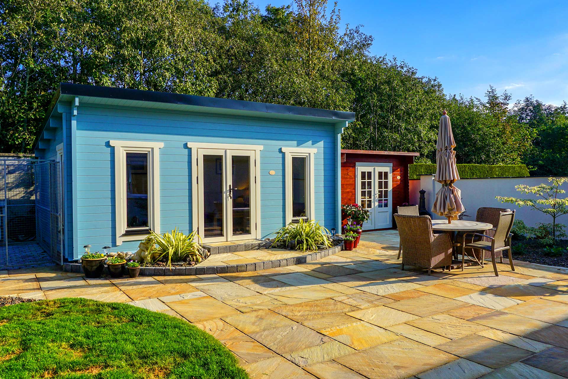 home-gym-log-cabin