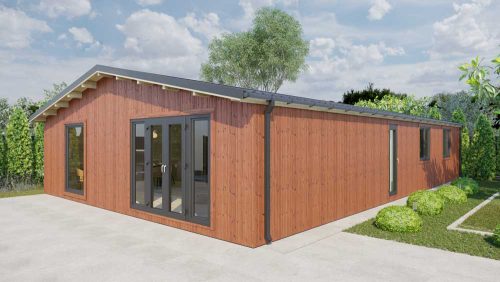 TWO-BED-TYPE-D-LOG-CABIN-14m-X-9m---Front--2