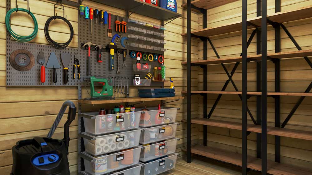 Loghouse Athy Small Log Cabin Interior